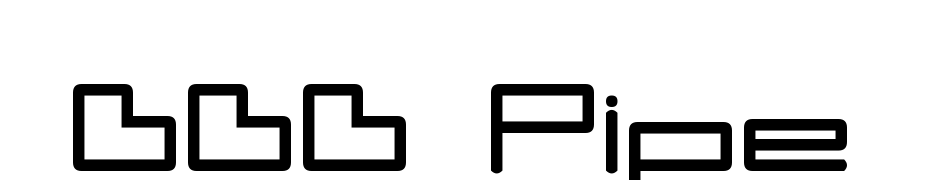 DDD Pipe Font Download Free